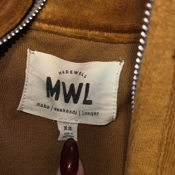 Madewell Velour pullover Jogger set size XS - Picture 7 of 8